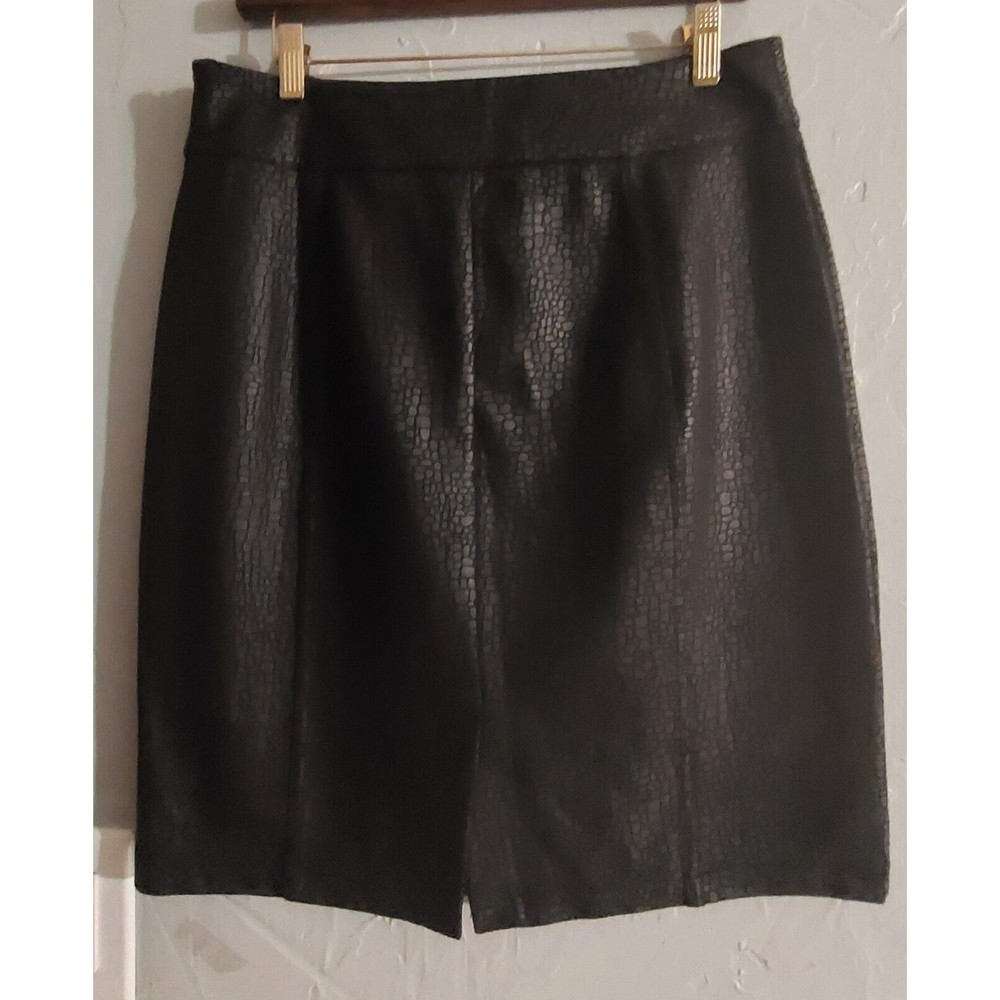 Chico's Skirts Women's Size 1 (M) ,Black Polyester,Skirts Pencil,15.5 Inch Waist - Picture 5 of 7